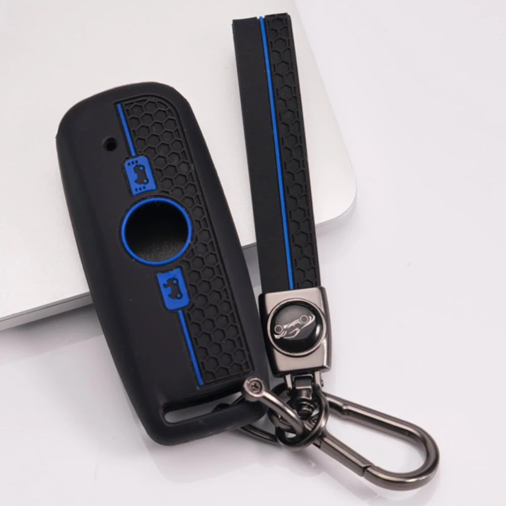 Soft Key Holder Keychain For Honda GL1800 Gold Wing Goldwing F6B Gold Wing Tour DCT Slim Fit Lightweight Drop Resistant Flexible