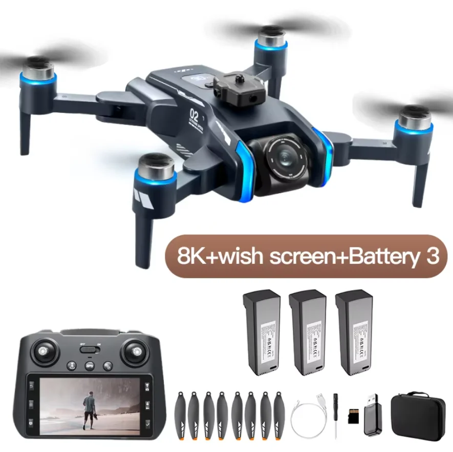 Lenovo GPS RC Drone 8K Professionele HD Luchtfotografie Laser obstakelvermijding Vliegtuig Quadcopter Drie-assige gimbal Dro