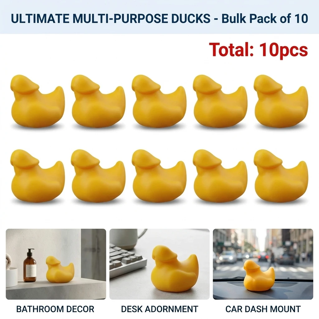 New Duck Ornaments Interesting Car Interior And Desktop Decorative Accessories Novelty Soft Plush Quack Quack Decor