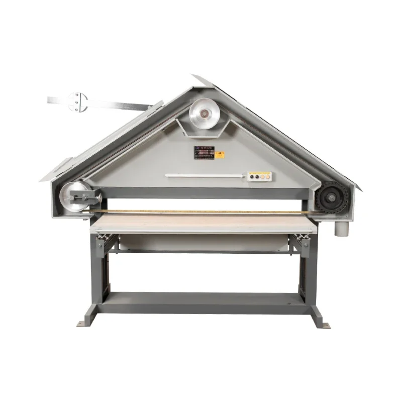 Cheap price long triangle belt manual metal sheet grinding brushing machine