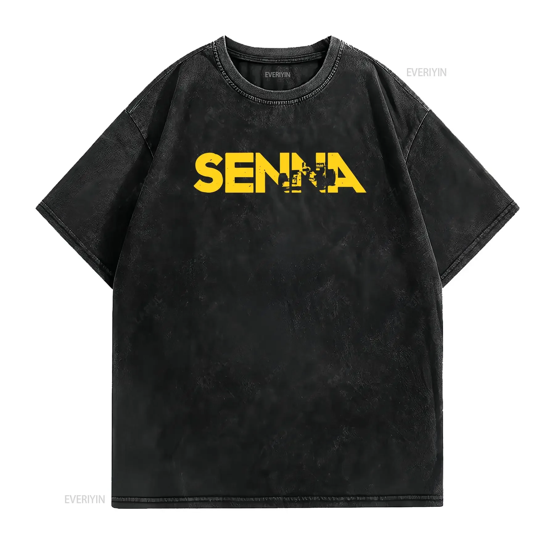 Ayrton Senna T Shirt for Cool Fathers Day MatsuMake vintage Washed designer clothes Stylish Stretched fashion Comfortable