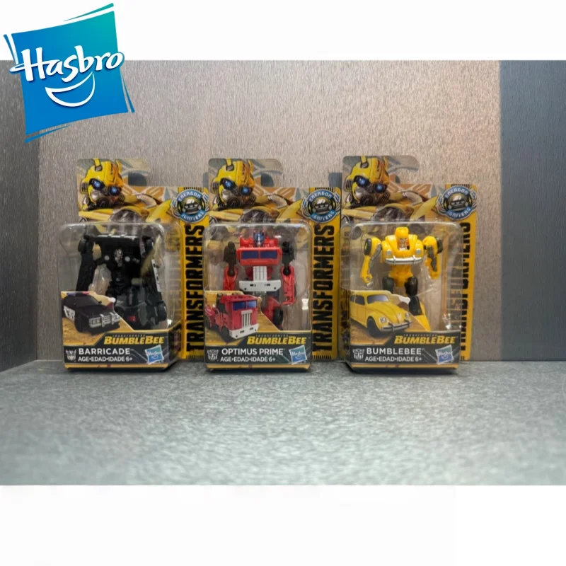 

Hasbro Authentic Transformers TFP Beast Hunters Soldier Class Optimus Prime Bumblebee 7-13Cm Deformable Action Figures For Kids