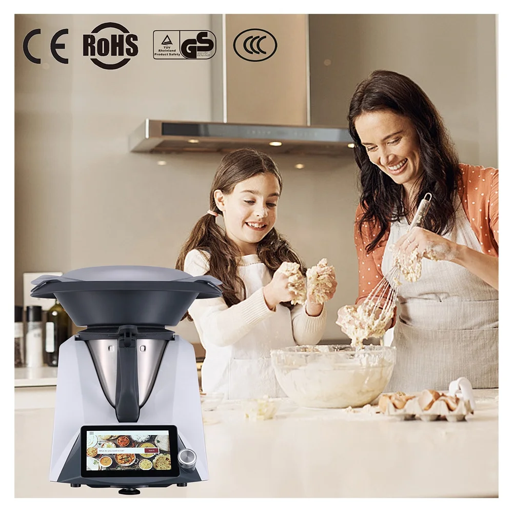 Household Kitchen Auto Programmed Thermo Food Mixer With Hundreds Recipes Cooker Cooking Cuisine Robot Machine