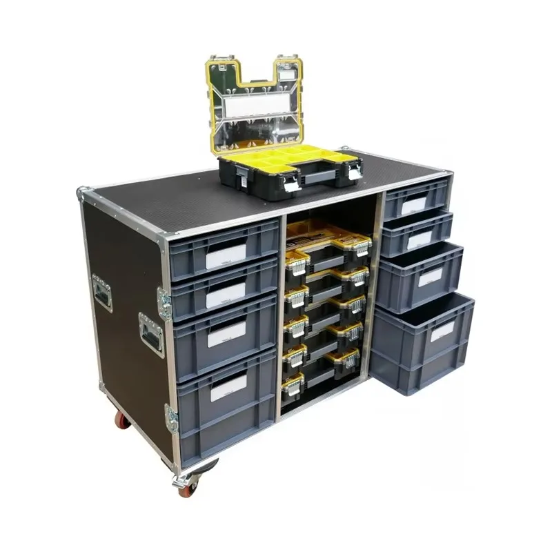 8 Drawer Motorsport & 6  Stanley Fatmax Organizers Tool Flight Case