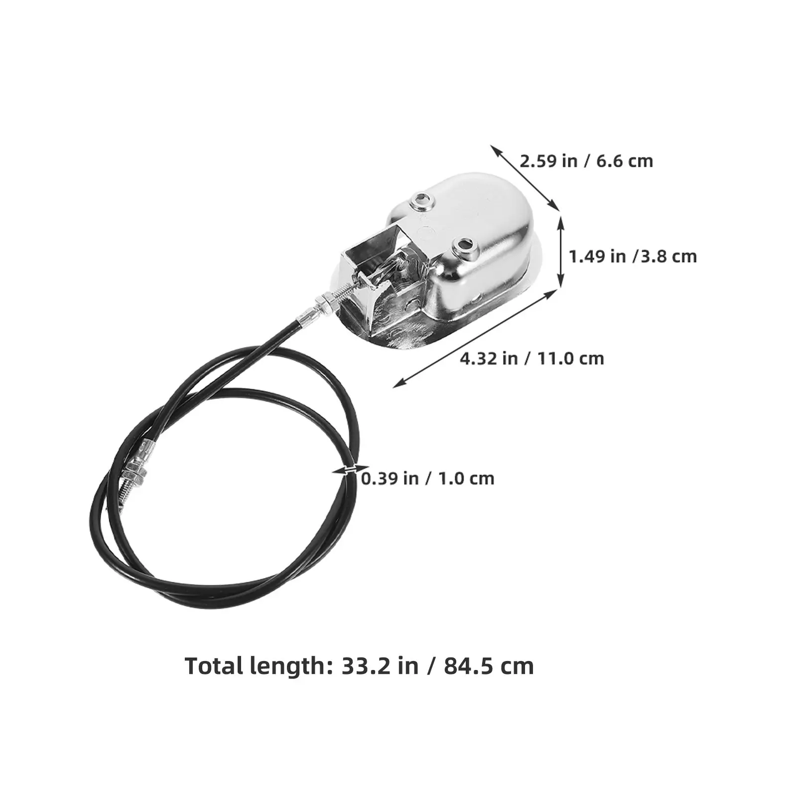 2 Sets Sofas Couch Recliner Pull Handle Cable Replacement Silver Cord Chair Accessories