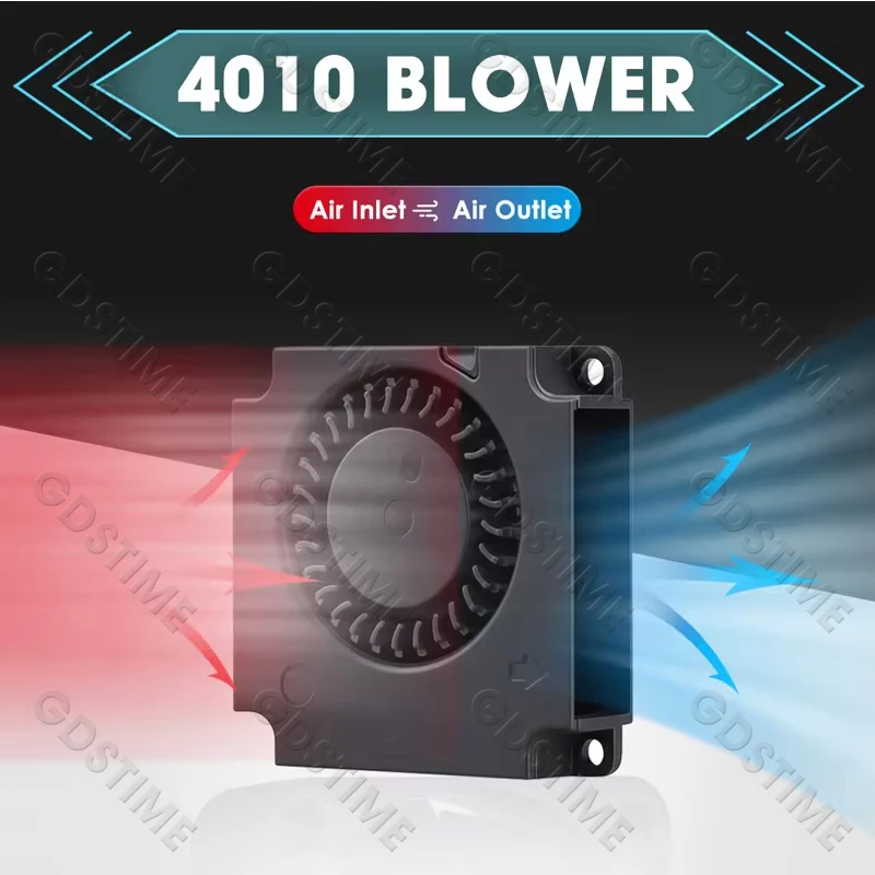 2PCS GDSTIME 40mm Parti Della Stampante 3D 40x40x10mm Doppia Sfera Accessori di Raffreddamento Della Stampante DC Turbo Ventilatore Ventole Radiale