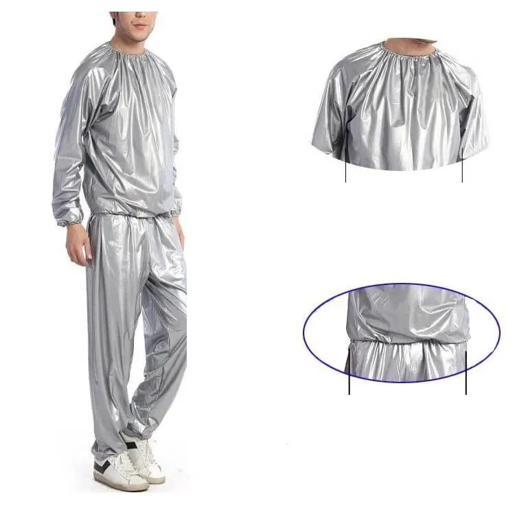 Sauna Suit Heavy Duty Fitness Weight Loss Sweat Sauna Suit Exercise Gym Sports Suit Calorie Burner Sweat Suit