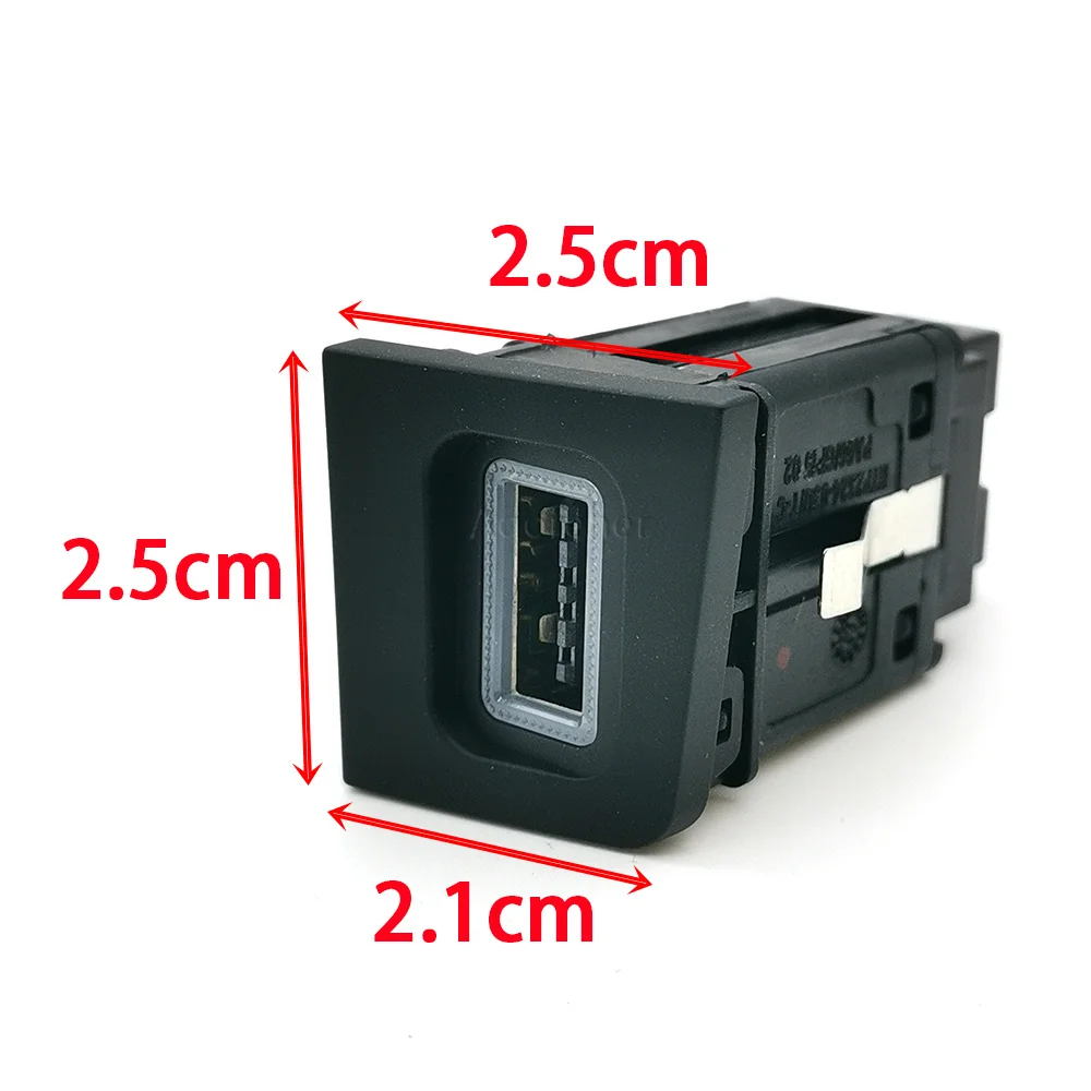 1PC Red LED Car Phone Charger Single QC3.0 USB Charging Socket Interface Fit For CC 2011-2012 Accessories