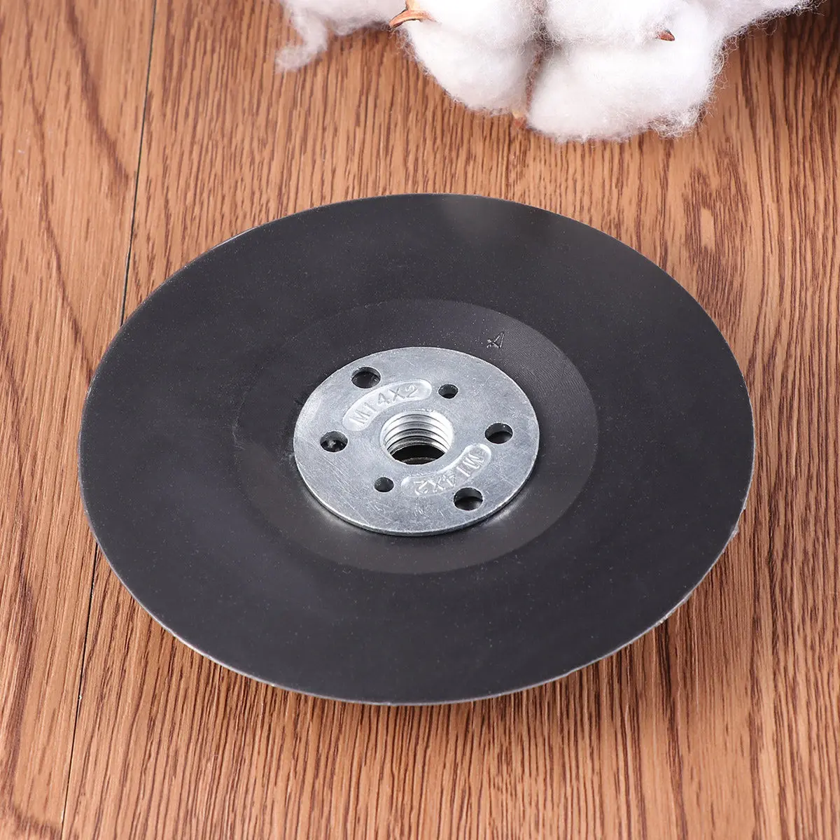 

Steel Paper Grinding Discs Rubber Pad Sandpaper Grinding Disc Gasket 5 Inches 125Mm 14 Holes Ideal for Wood Metal Plastic