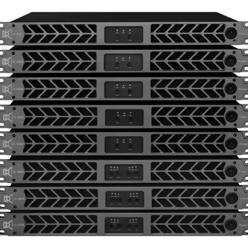 

2026 New D-3002 3000Watt CVR Power Amplifier 90-260voltage 1U Class D Amplifier