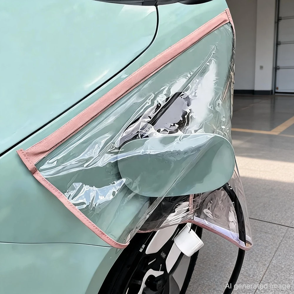 Nuova Copertura Antipioggia Magnetica per Porta di Ricarica Auto, Impermeabile e Antipolvere, Copertura per Spina Caricabatterie Elettrico, Protezione per Caricabatterie EV, per Esterni 2028