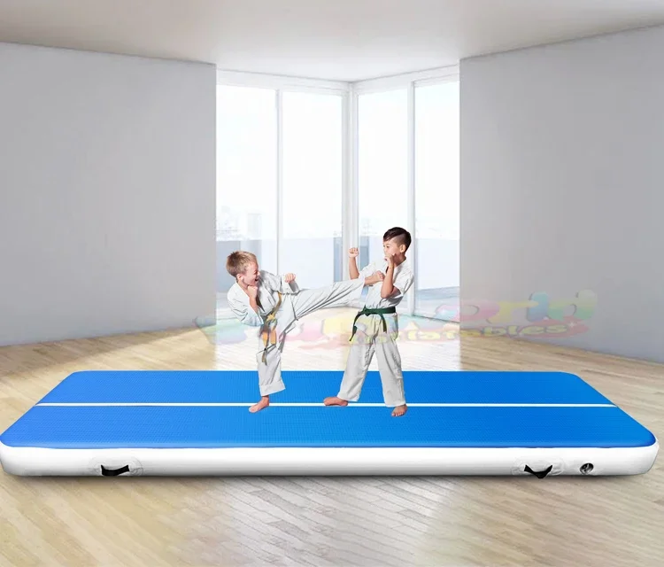 Cheap colchonetas inflables para gimnasia arte inflatable air tumble track for sale yoga mat