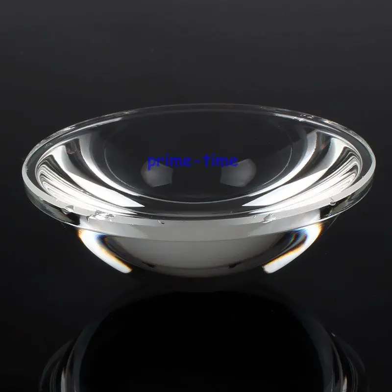 2pcs 50mm Water Clear Convex Lens Optical Hight Quality Glass LED Lens For Auto Led Car Lamp