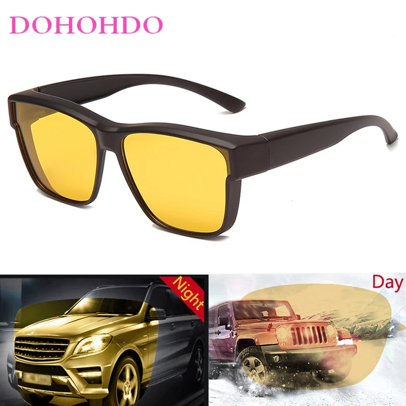 

Classic Clip-on Flip-up Lens Sun Glass Men Retro Designer Night Vision Anti-Glare Women Sunglass Polarized Goggles UV400 Okulary