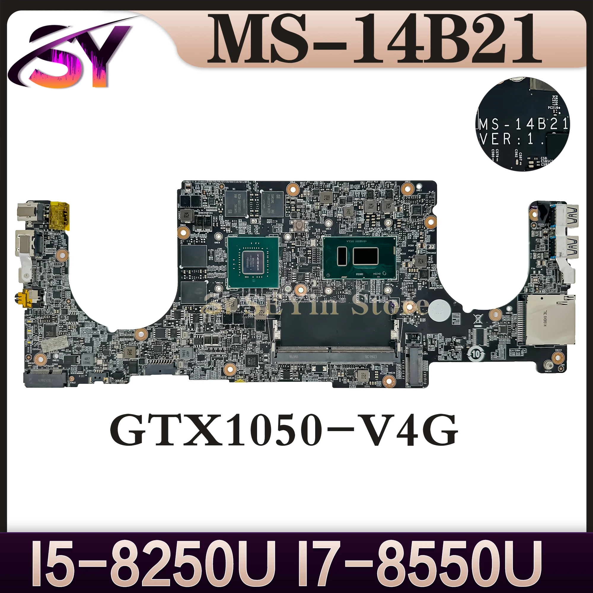 

MS-14B21 Mainboard For MSI PS42 Modern 8RC 14B21-01S 14B21/01S Laptop Motherboard I5-8250U I7-8550U 100% Working