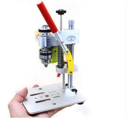 Mini Drill Press Precision Desktop Drilling Machine DIY Hole Drilling Machine 795 Motor B10 Chuck Metal Wood DIY Craft Tools