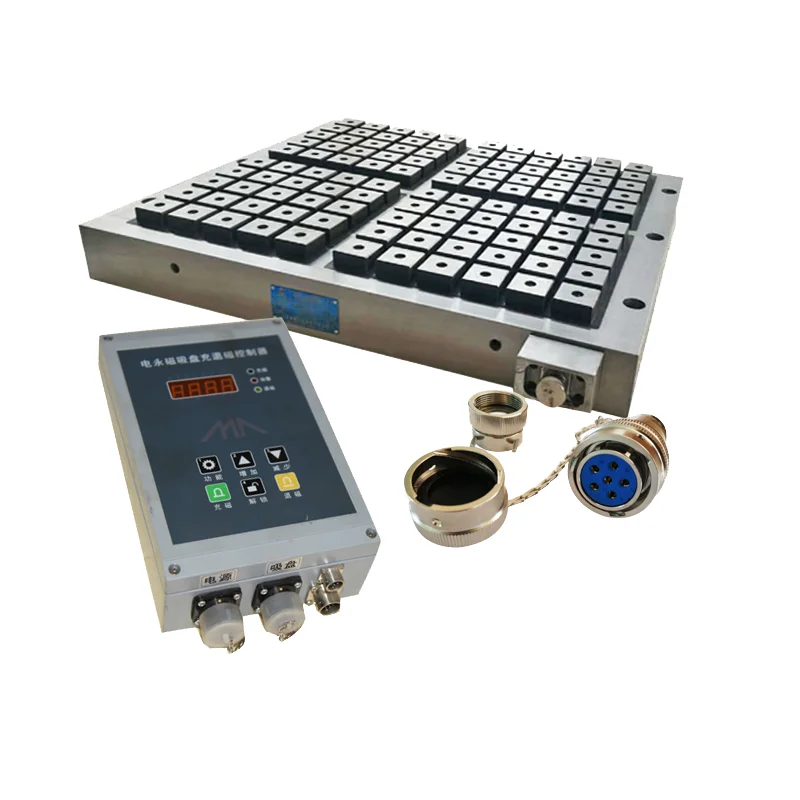 Super Power Electronically Controlled Permanent Magnetic Chuck Workholding Magnet Sucking Disc Table for CNC Machining Centers