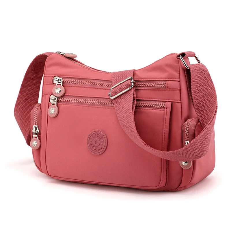 

Женская сумка через плечо, модная повседневная сумка-мессенджер, дорожная черная сумка-кроссбоди с клапаном