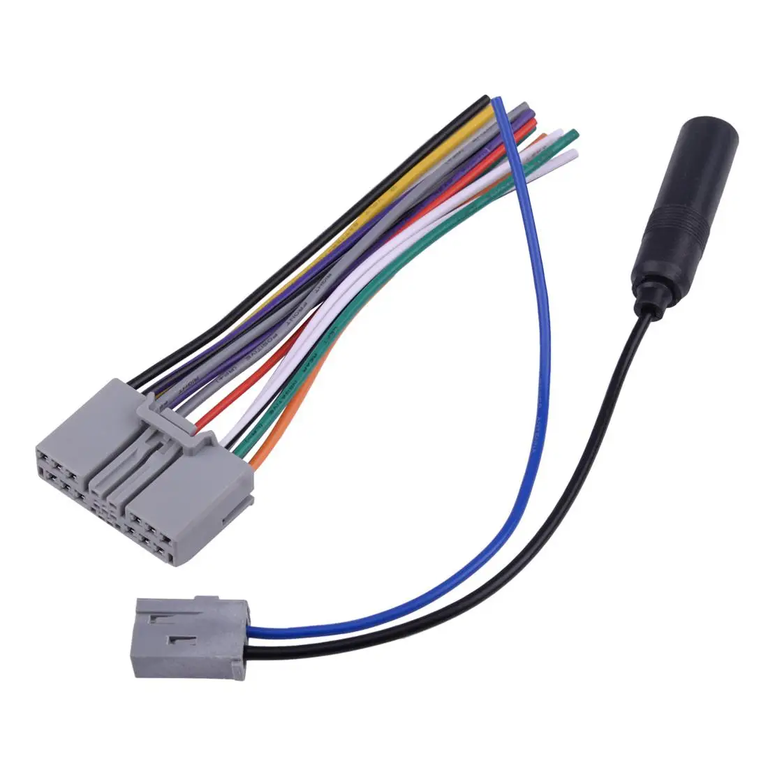 

Автомобильный радиоприемник, стерео разъем, жгут проводов, комплект адаптеров для антенны, подходит для Acura MDX Honda Civic CRV