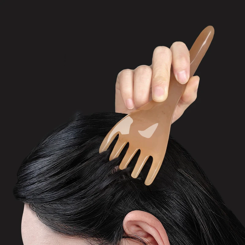 

Head Massager Scalp Gua Sha For Body Neck Leg Massage Five-claw Head Scraping Stick Massage Scraping Claw Massage Visage