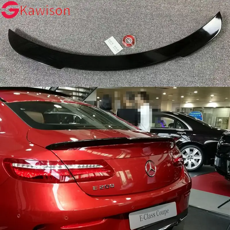 For Mercedes-Benz W213 E-COUPE 2-DOORS W238 E200 E300 E53 2017 2018 2019 2020 2021 Spoiler ABS Car Rear Trunk Wing