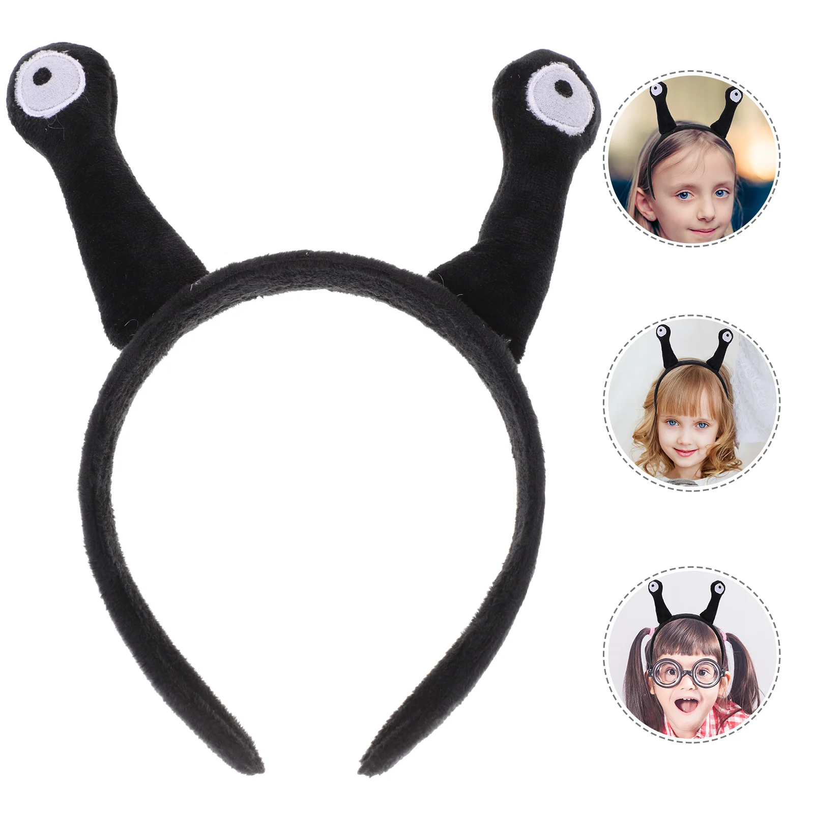 Kids Party Hair Accessories Head Bands Hoops Snails Antenna Headband Toddler Coils