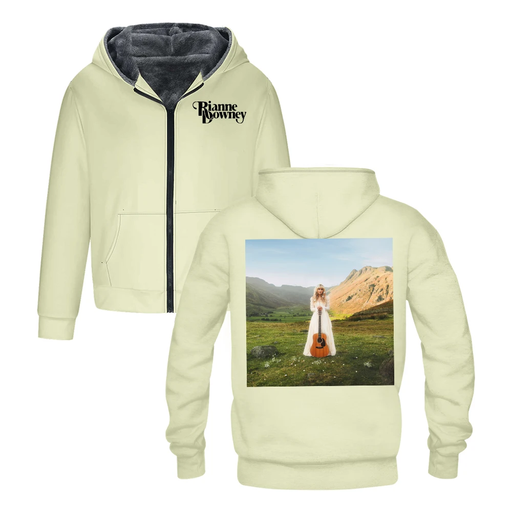 

GF Rianne Downey The Consequence Of Love Album Merch Zipper Hoodie Long Sleeve Streetwear Men Women Jacket Parkas Winter Coat
