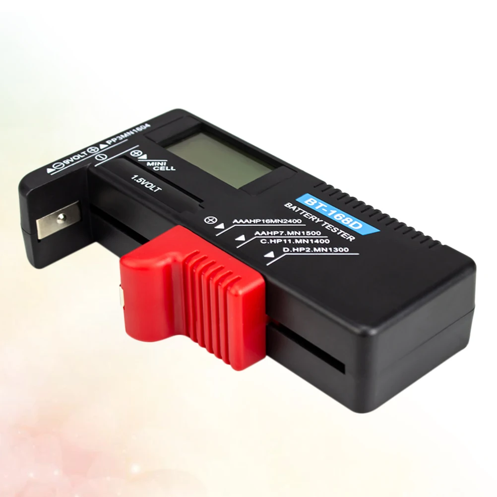 

Tester for AA AAA 9V Digital Volt Checker Electronic Power Tester Checks All 15V 9V Batteries Lightweight