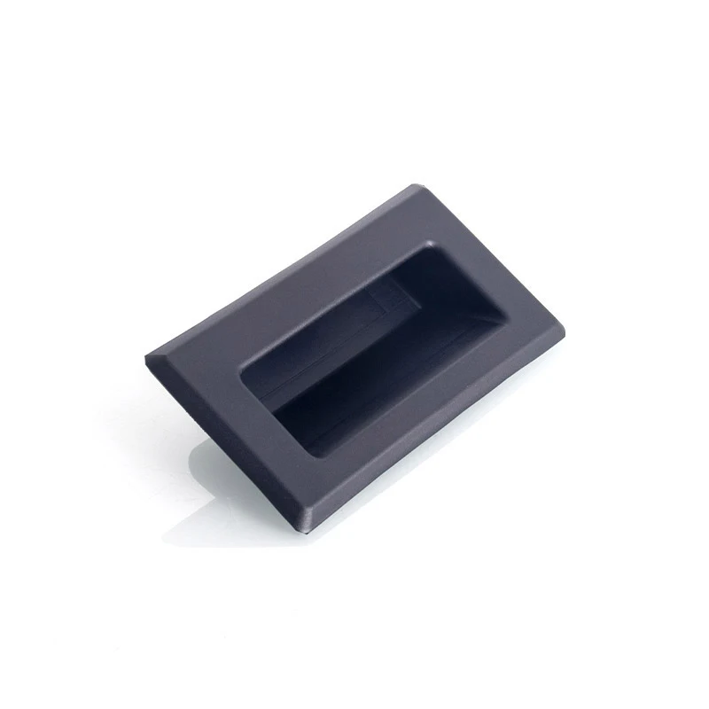 10PCS PA Industrial Equipment Pulls Handles Distribution Box Hidden Pulls Switch Electric Cabinet Door Handles+Waterproof Pads