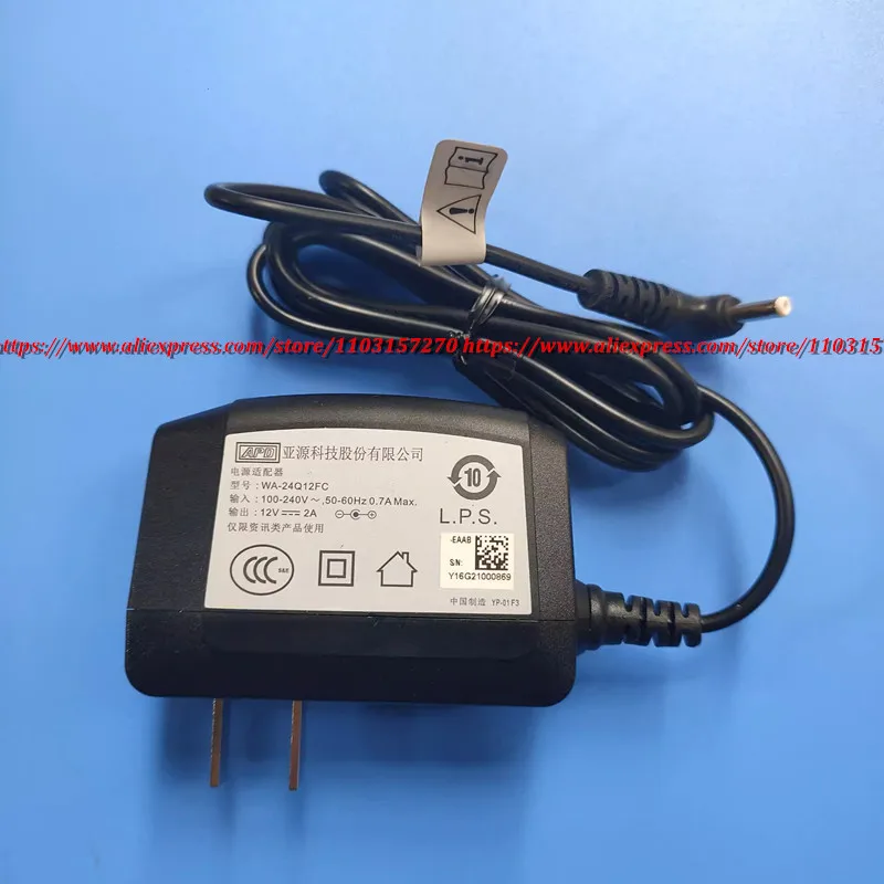 Original Asian Power Devices APD 12V 2A WA-24Q12FU AC Adapter Laptop Charger Power Supply US Plug Adaptor