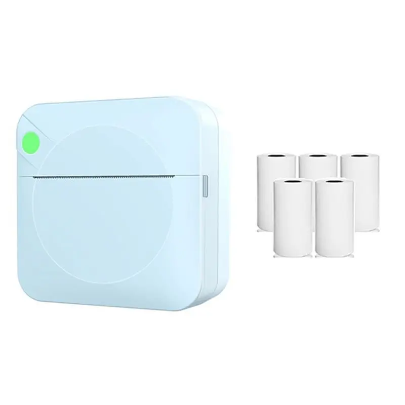 

Stylish-Mini Portable Thermal Label Printer Student Wrong Question Photo Barcode Printer Label Printer With Thermal Paper