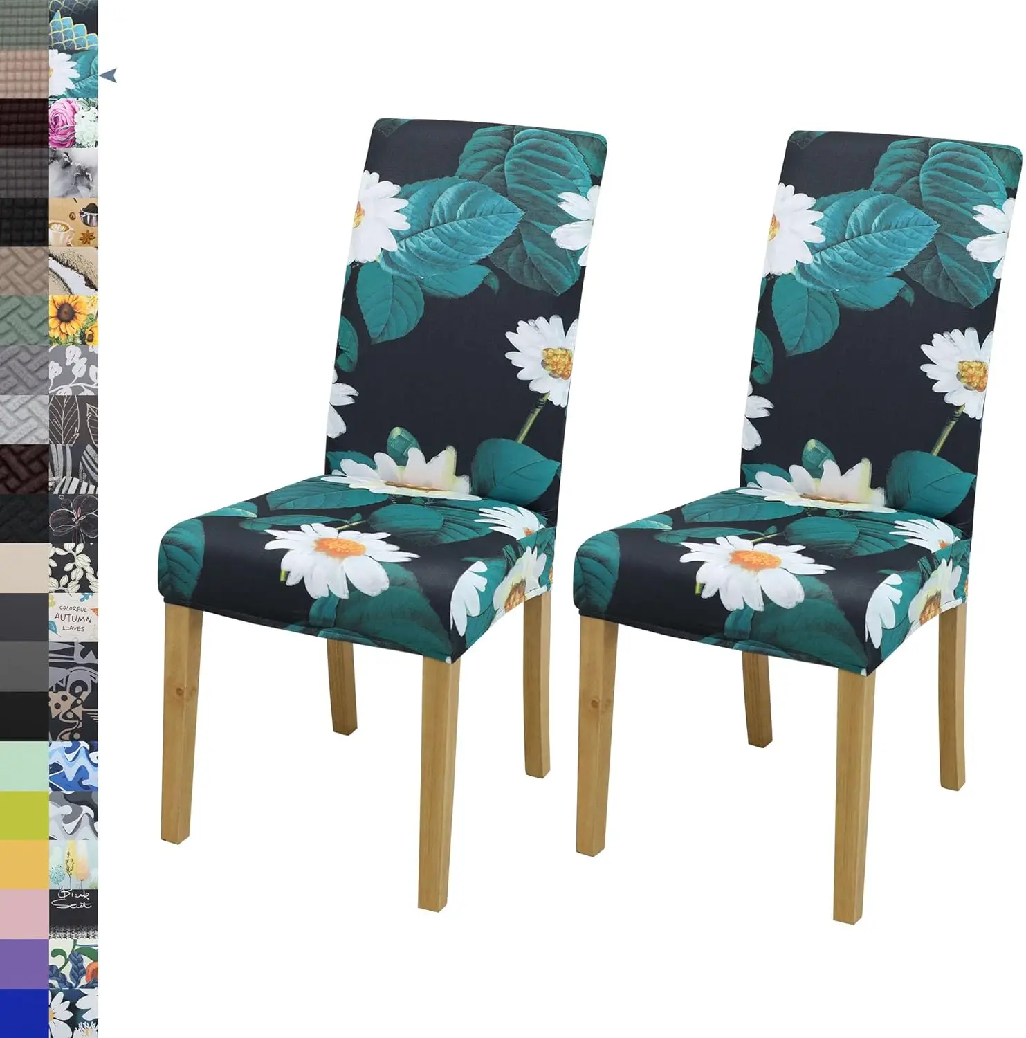 

Dining Chair Cover,Dining Room Chair Covers Set Of 2,Stretch Kitchen Chair Cover,Washable Dining Chair Cover,Parsons Chair