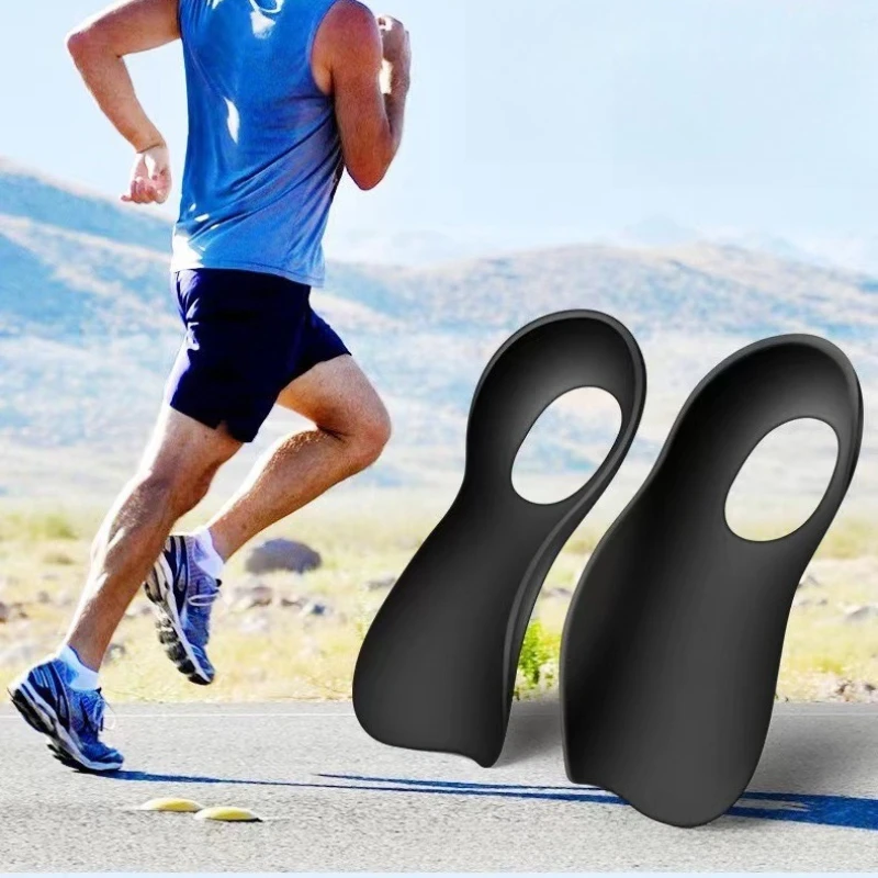 평발 교정 깔창 XO형 다리 교정 장치 높은 아치 지지 깔창 평발 교정 장치 발 관리