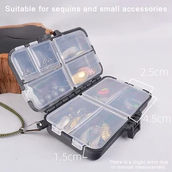 Double Layer Detachable Fishing Tackle Box Fishing Spoon Hook Bait Storage Box Fishing Accessories