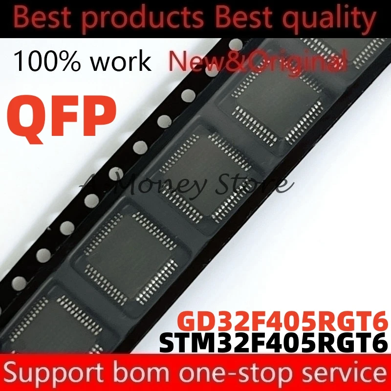 

(1pcs)GD32F405RGT6 STM32F405RGT6 STM32F405 32F405RGT6 GD32F405 RGT6 QFP-64