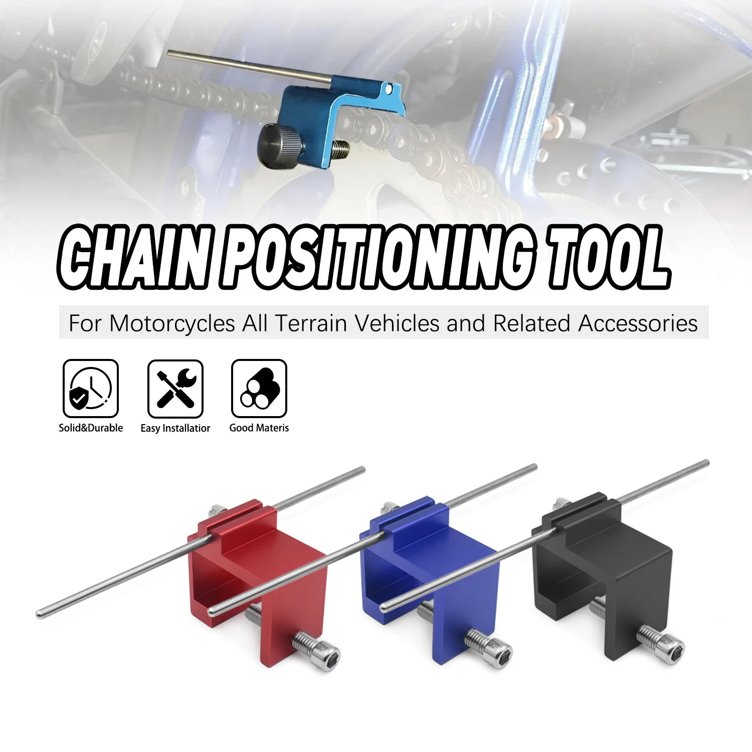 Universal Motorcycle Motorbike Chain Sprocket Alignment Tool Accessories moto ATV Motorcycle Chain Alignment Tool