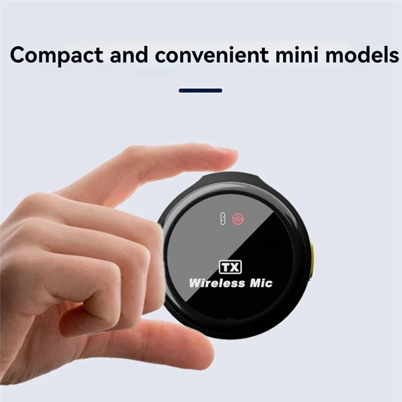 -RRKK ميكروفون لاسلكي Lavalier من نوع الزر معدات البث المباشر في الهواء الطلق للحد من الضوضاء ميكروفون لاسلكي
