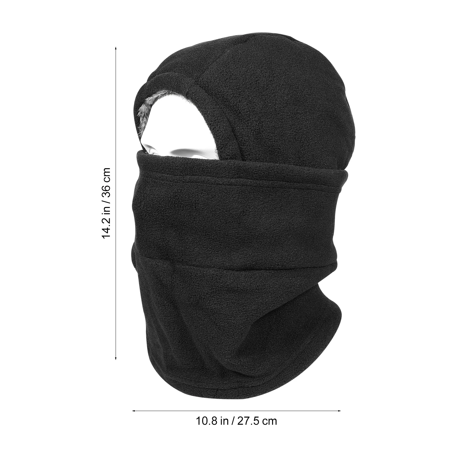 Outdoor Face Mask Hat Plush Face Neck Cover Outdoor Hat Thermal Plush Face Cover Warm Keeping Hat