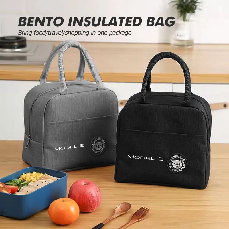

Car Travel Thermal Insulated Lunch Outdoor Picnic Storage Bag For Tesla Model 3 Y S X 2021 Roadster Cybertruck Juguete
