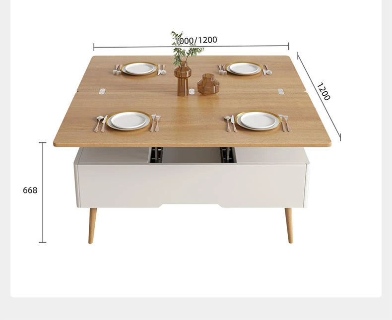 #Quality Choice Custom Lift Coffee Table Dining Table Set Modern Dual-Purpose Design Stable Living Room Furniture for Small