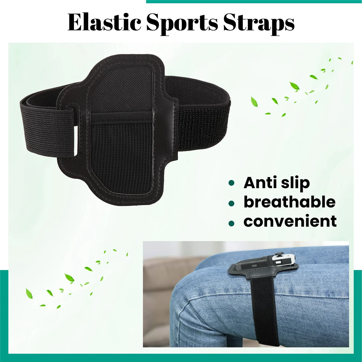 ACKOR For Switch Leg Straps Ring Fit Adventure Leg Adjustable Elastic Sports Straps Ring Adventure for Nintendo Switch