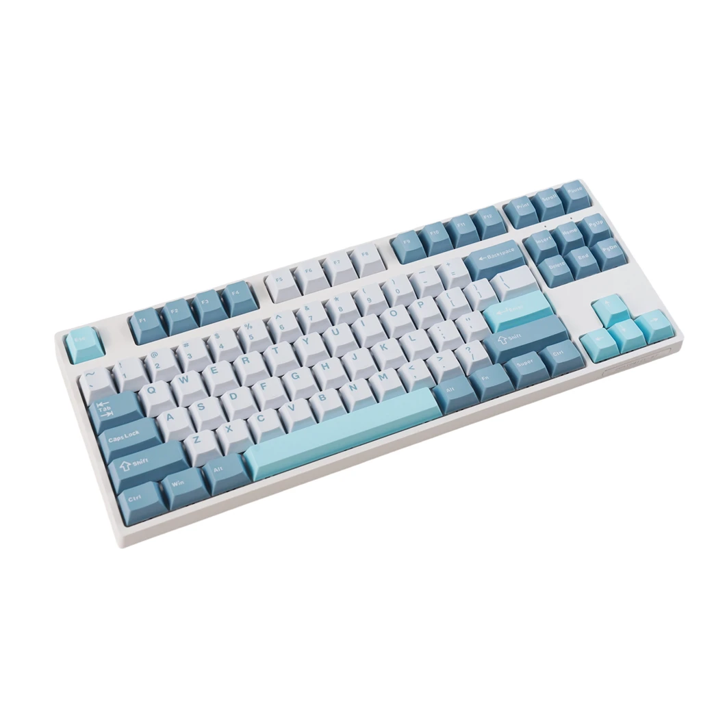 

KC87 TKL Mechanical Gaming Keyboard Linear Silver Switch Programmable 87 Keys Compact Wireless Computer Keyboard for Windows Mac