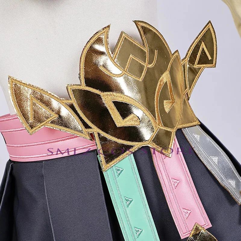 Gioco Varesa Cosplay Genshin Impact Varesa Costume Cosplay Gonna superiore Parrucca Uniformi Vestito Halloween Party Gioco di ruoloOutfit per donna