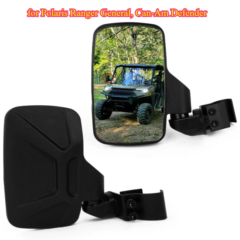 

Аксессуары для мотоциклов, зеркала бокового вида UTV, кронштейн бокового зеркала заднего вида UTV, подходит для Polaris Ranger General, Can-Am Defender