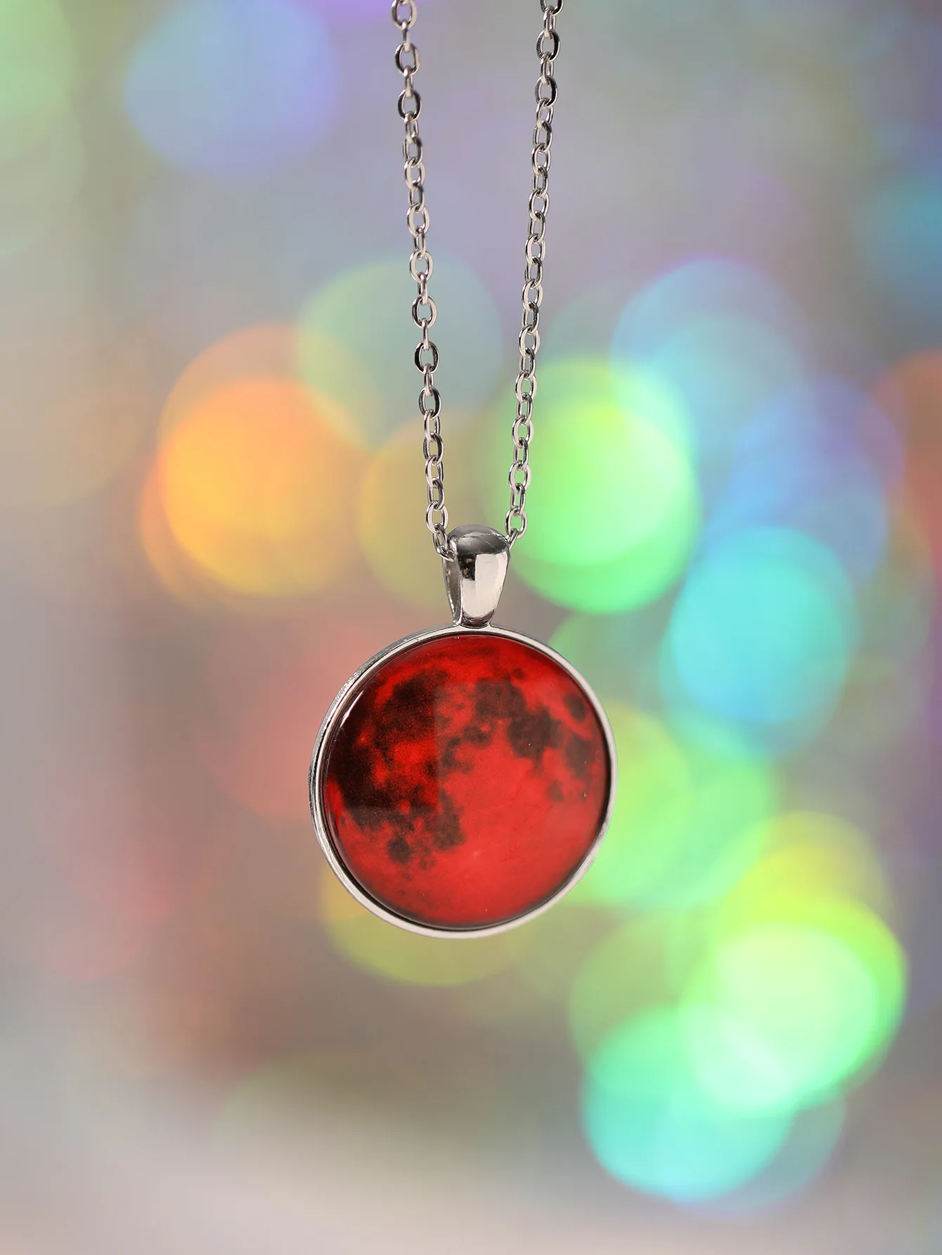 Retro Red Planet Gem Pendant Necklace 2024 New Year Jewelry AliExpress Selection