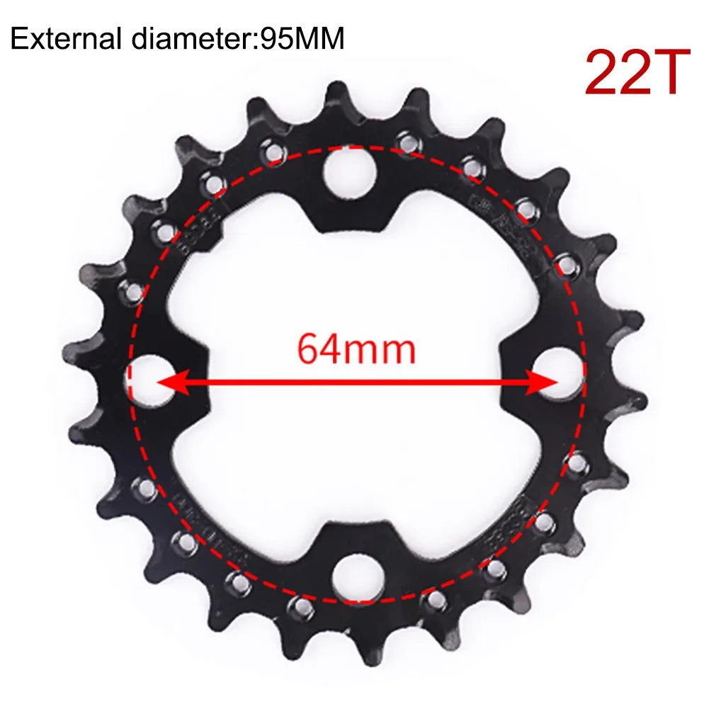 Parts Chainring Chain Ring Chrome-molybdenum Steel Cycling Fittings MTB Replacement 104BCD 22T 32T 42T 44T Bike