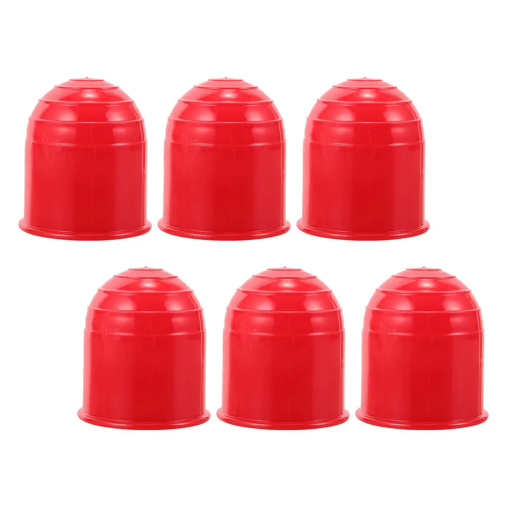 

6Pcs Rv Trailer Hitch Ball Protector Cover Cap Set Durable Elastic Design Multifunctional Easy Installation Portable Lightweight