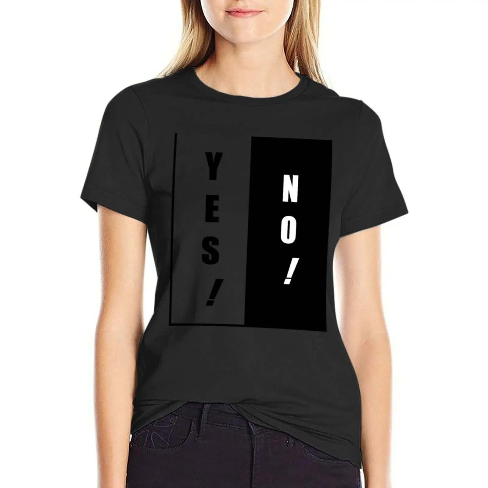 

Gentoku_s YesNo Shirt T-Shirt animal print shirt for girls funnys Blouse quick drying T-shirts for Women