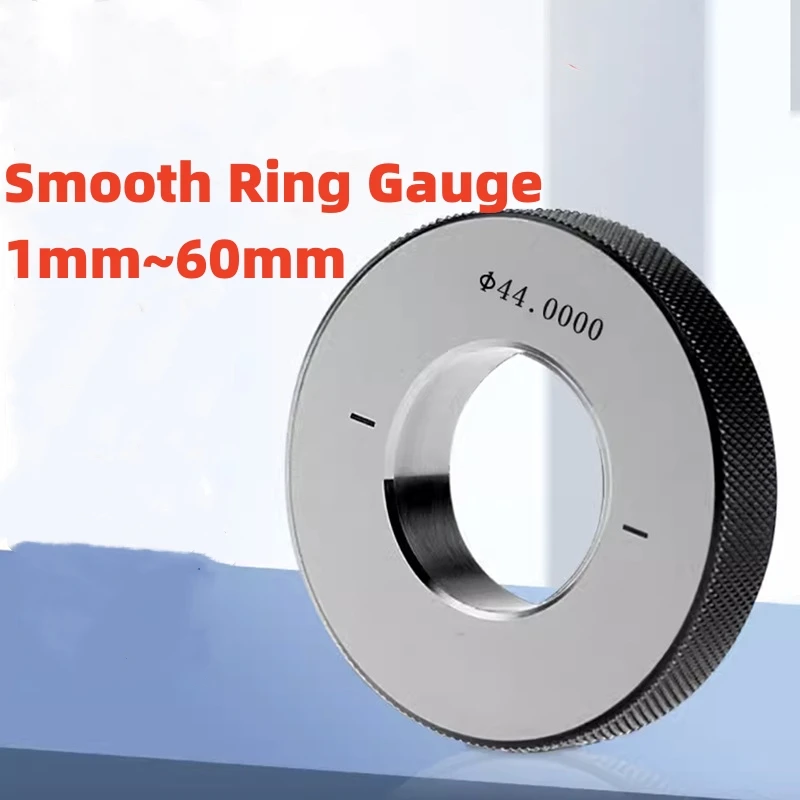 1PCS Φ1mm-60mm Metric Smooth Ring Gauge On the Table  Check Non-Standard Double Line Gauge Measuring Tool