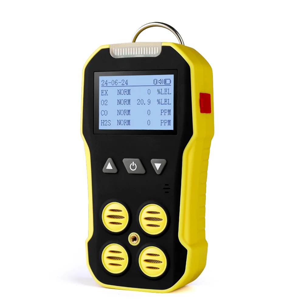 BH-4A 4 in 1 Portable Multi Gas Detector O2 / CO / H2S / EX Gas Detector with LCD Screen